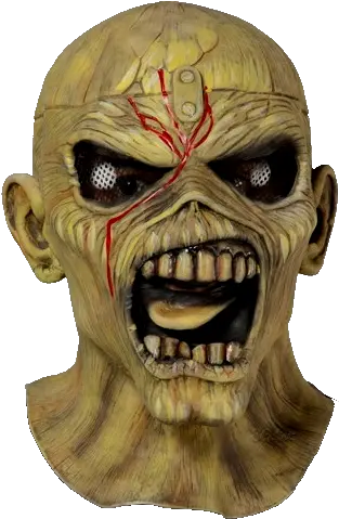 Iron Maiden Eddie Horror Mask Realistic Horror Masks Mask Png Iron Maiden Png