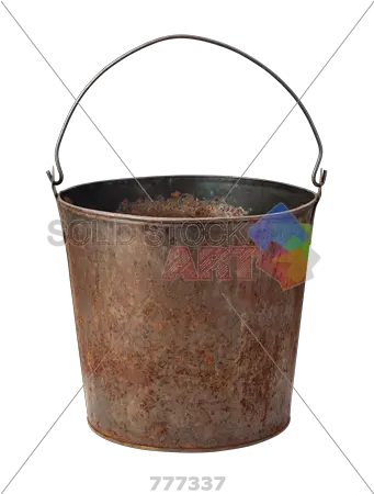 Stock Photo Of Rusty Metal Bucket Old Rusty Bucket Png Bucket Transparent Background