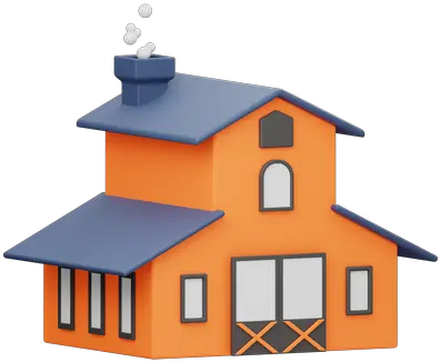 Barn House 3d Illustrations Designs Images Vectors Hd Roof Shingle Png 3d House Icon In Illustrator