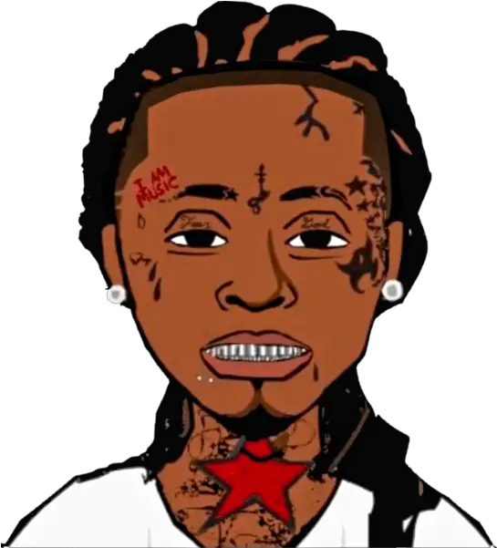 Download Hd Lil Wayne Cartoon Psd Cartoon The Boondocks Drawings Png Lil Wayne Png