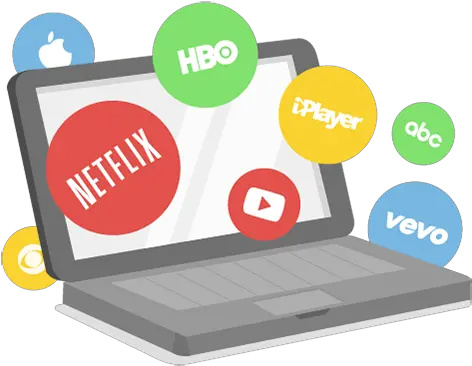 Unblock Streaming Anytime U0026 From Everywhere Safervpn Technology Applications Png Hbo Go Icon