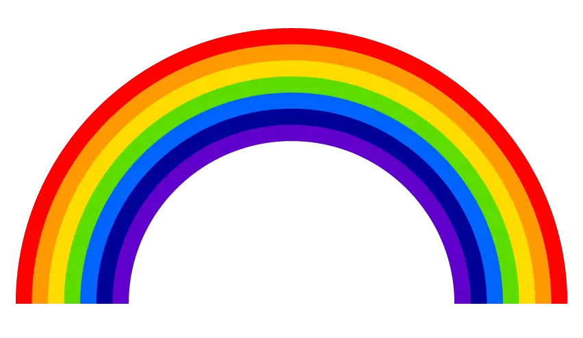 Realistic Rainbow Png