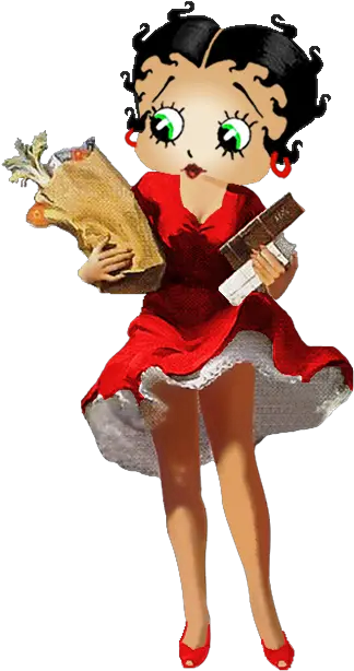Betty Boop Cool Breeze Photo Betty Boop Shopping Png Betty Boop Png