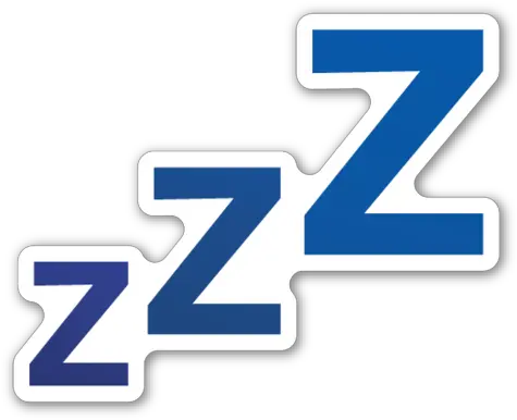 Sleeping Symbol Uploaded By Cami Transparent Zzz Emoji Png Sleeping Icon