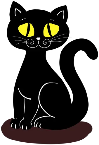 Black Cat Cute Free Image On Pixabay Black Cat Png Black Cat Png