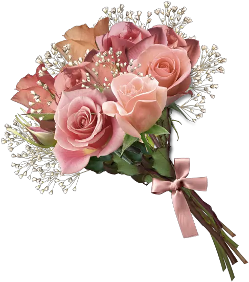 Bouquet Of Flowers Png Images Rose Tulip Flower Wedding Bouquet Of Flowers Png Pink Rose Transparent