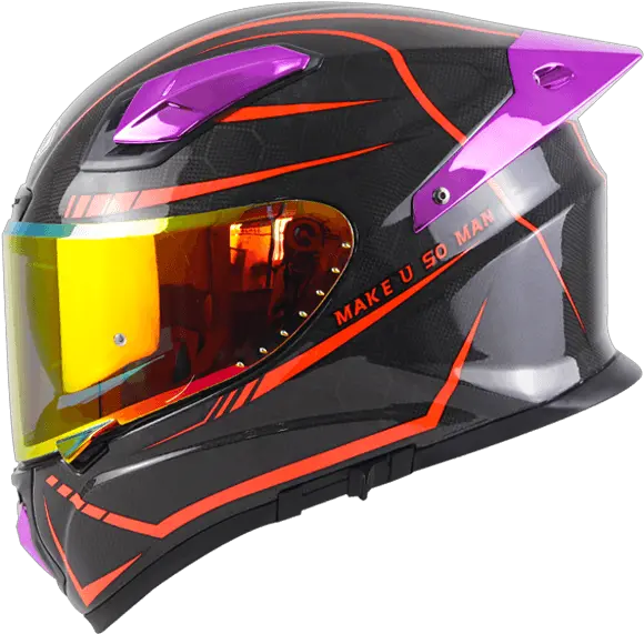 Sm202 Half Face Casco Integrale Con Visiera A Specchio Png Icon Purple Helmet