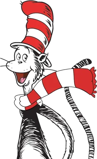 Cat Drawing The Cat In The Hat Png Dr Seuss Png