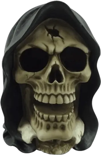 Fractured Grim Reaper Skull Grim Reaper Face Png Skull Face Png