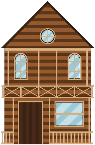 Transparent Png Svg Vector File Western House Vector Png House Cartoon Png
