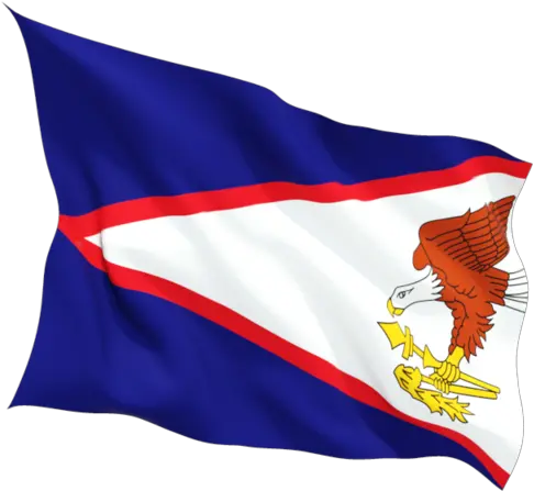 Fluttering Flag Illustration Of American Samoa Flagpole Png American Flag Icon Free