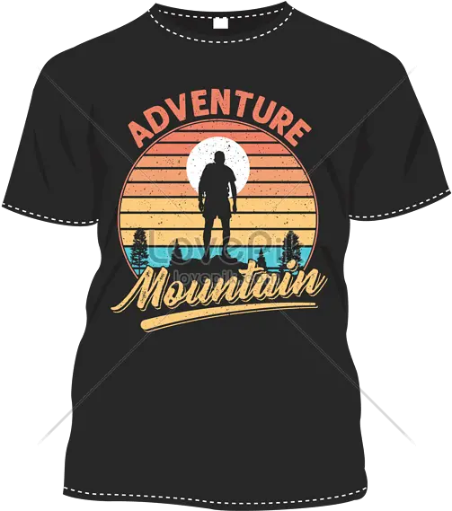 Hand Drawn Retro Vintage Mountain Vector Illustration Unisex Png Vintage Icon Pack