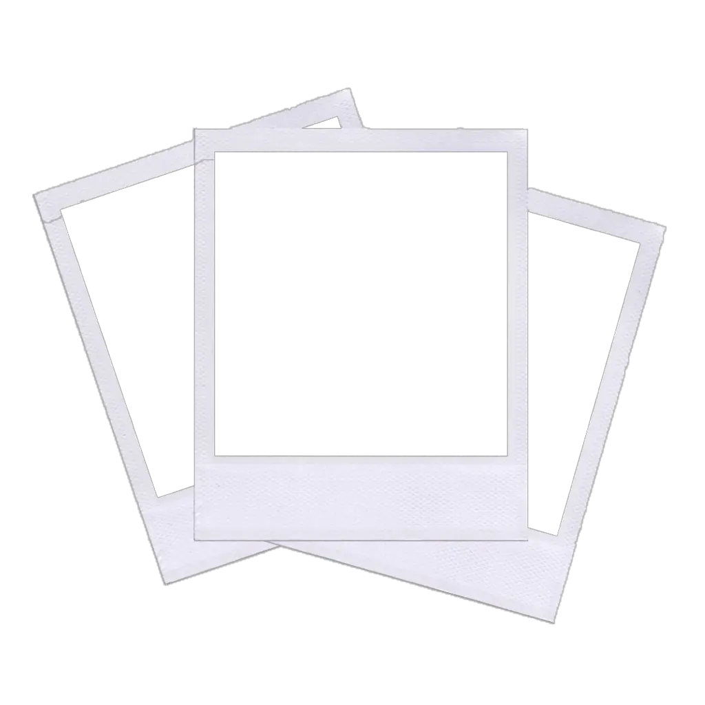 Blank Polaroid Template Png