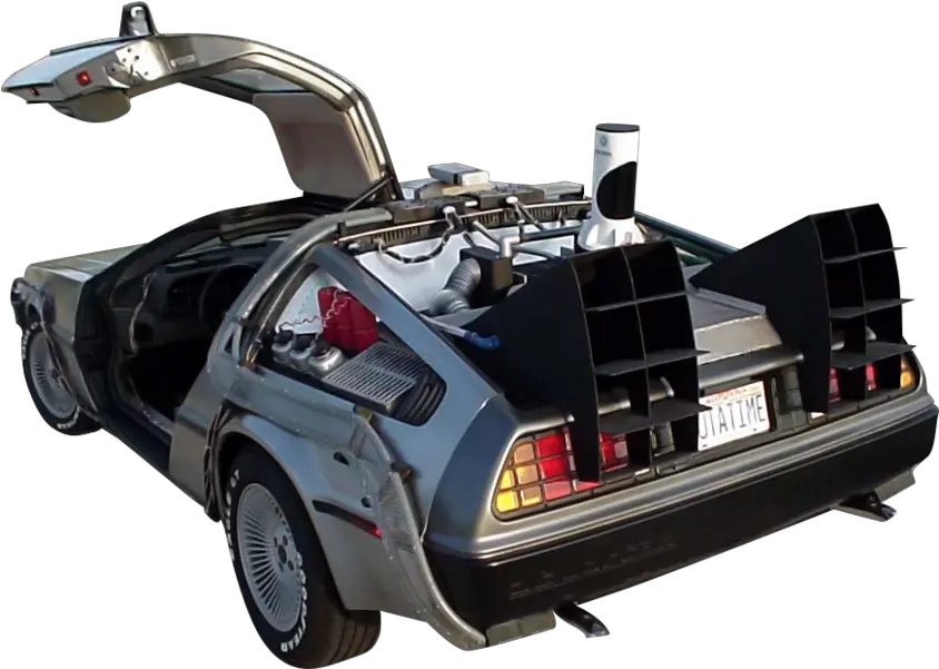 Back To The Future Car Back To Future Car Png Full Size Back To The Future Car Png Back Of Car Png