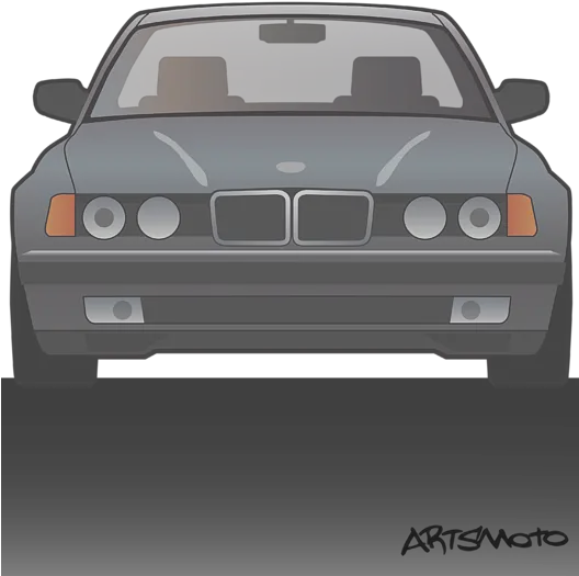 Modern Euro Icons Series Bmw E32 740i T Bmw E32 Art Png Bmw Car Icon