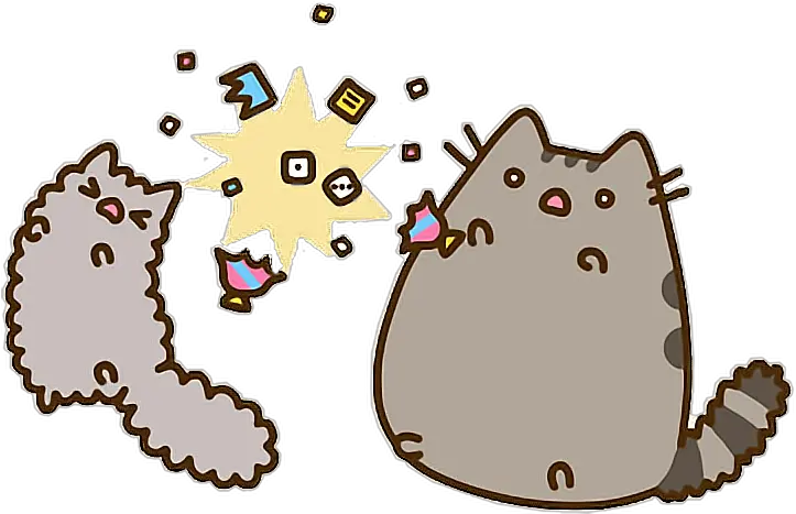 Happy New Year Clipart Png Cat Clip Art Happy New Year Pusheen Happy New Year Pusheen Transparent
