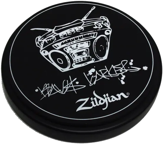 Zildjian 6 Travis Barker Practice Pad Travis Barker Pad Png Travis Barker Clothing Line Logo