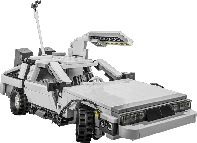 Download Lego Delorean Time Machine Full Size Png Image Lego Delorean Time Machine Time Machine Png