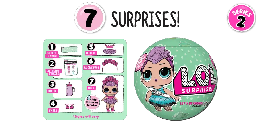 2 Of 3 New Lol Surprise Doll Lil Sisters Lol Surprise Lol Surprise 7 Layers Png Lol Surprise Dolls Png