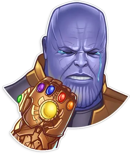 Avengers Heroes Stickers Live Wa Stickers Thanos Sticker Telegram Png Thanos Icon