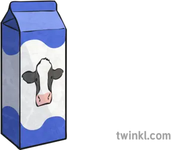 Carton Of Milk Illustration Twinkl Brique De Lait Illustration Png Milk Carton Png