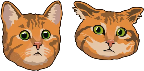 Confused Red Cat Cursor Cartoon Png Knife Cat Meme Transparent