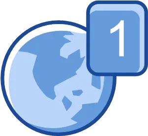 Notification One World Map Icon Facebook Ui Png Png On World Map