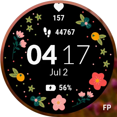 Spring Flower Garden Garmin Connect Iq Dot Png Efa Icon