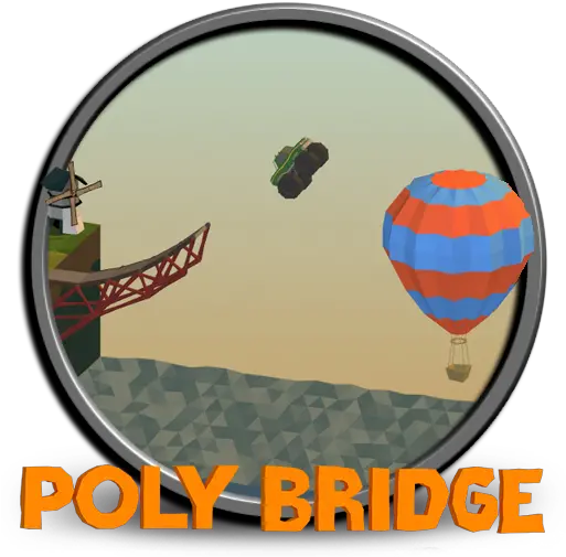 Poly Bridge Png Clipart Transparent Background Image Lifepng Poly Bridge Logo Png Bridge Icon Png