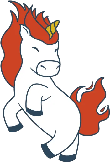 Fire Unicorn Designs Themes Templates And Downloadable Fictional Character Png Unicorn Icon For Facebook