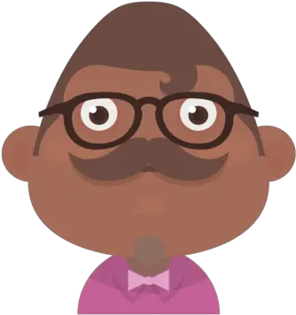 Black Man People Avatar Glasses Moustache Person Free Happy Png Person Photo Icon