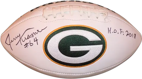 Jerry Kramer Autographed Green Bay Packers Logo Football W Hof 18 Jsa Green Bay Packers Png Green Bay Packers Logo Png