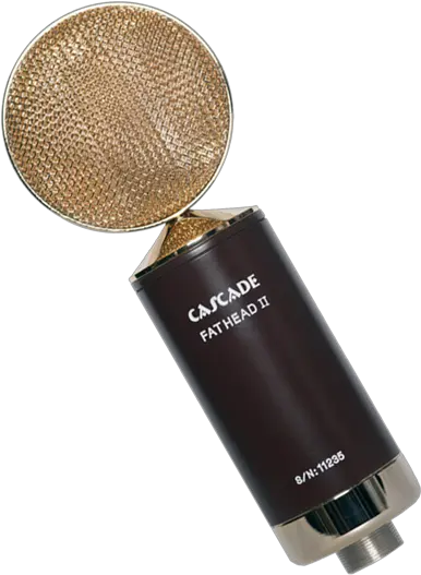 Ribbon Microphones For Studio Professionals And Performing Cascade Fathead Ii Png Gold Microphone Png