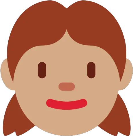Girl Medium Skin Tone Emoji Human Skin Color Png Girl Emoji Png