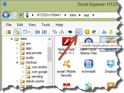 Droid Explorer Manage A Rooted Android Phone Dot Png Windows 10 Explorer Icon