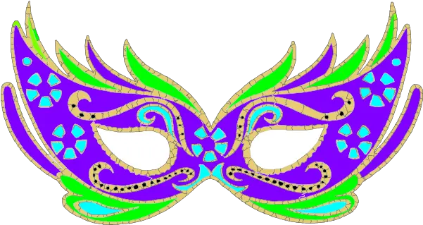 Purple Blue Green Masquerade Mask Much Ado About Nothing Mask Png Masquerade Masks Png