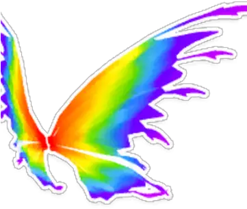 Rainbow Fairy Wings Garden Paws Wiki Fandom Bird Png Fairy Wings Png