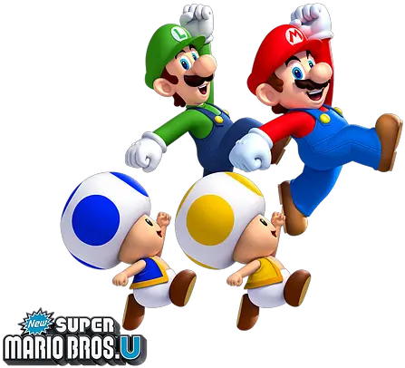 Home Nsmbu Wiiport Mario Luigi And Toads Png New Super Mario Bros Logo