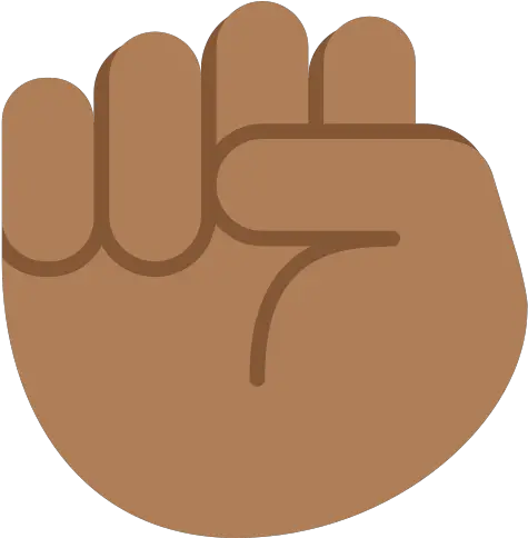 Raised Fist Emoji With Medium Black Fist Emoji Png Fist Emoji Png