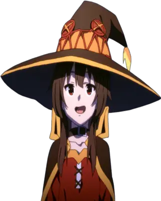 Here Is The Smug Anime You Ordered Konosuba Megumin Anime With The Witch Png Megumin Png