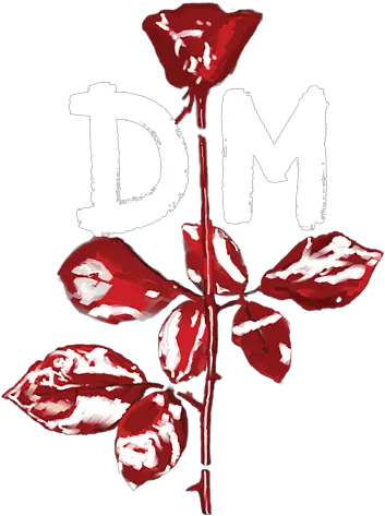 Dm Violator With Logo Throw Pillow Tattoo Depeche Mode Violator Rose Png Dm Logo