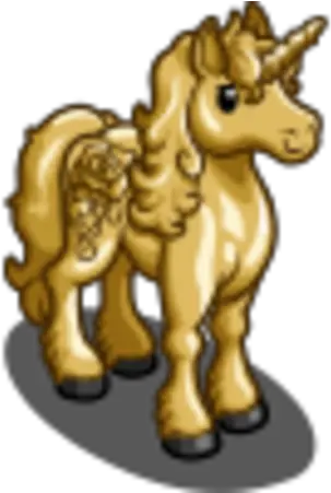 Gold Rose Unicorn Farmville Wiki Fandom Mythical Creature Png Gold Unicorn Png