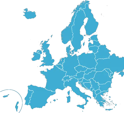 Map Europe Eu Candidates Png Europe Map Png