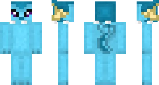 Minecraft Skin Vaporeon Graphic Design Png Minecraft Enderman Png