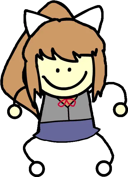 Monika Little Bit Of Monika In My Life Png Monika Transparent