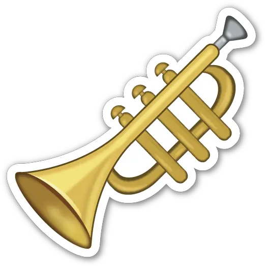Trumpet Emoji Jazz Png Music Emoji Png