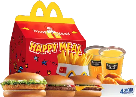 Download Hd Burger Clipart Happy Meal Advertisement Of Junk Food Png Happy Meal Png