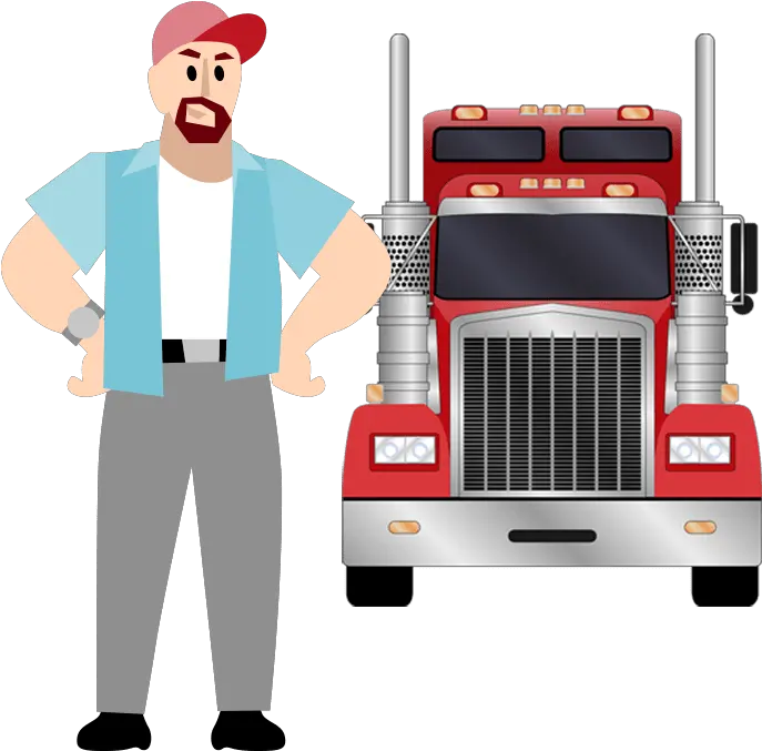 Truck Driver Shortage In Savannah Spiva Law Group Truck Vector Front View Png Truck Driver Icon