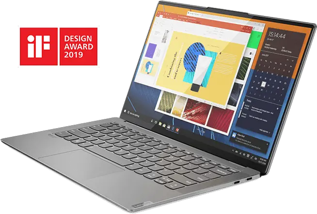 Lenovo Yoga S940 Premium Laptop With Ai Based Eye Tracking Lenovo Yoga S940 14iil Png Samsung Galaxy Eye Icon