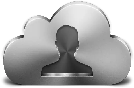 Contacts Silver Icon Icloud Iconset Alex Cool Contact Icons Png Contacts Icon Png